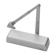 YALE COMMERCIAL Hold Open Tri Mount Door Closer 689 Aluminum Finish 5811689